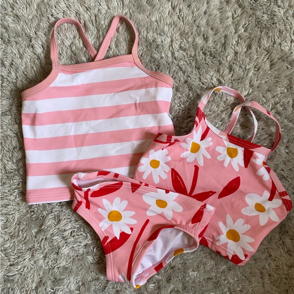 Hanna Andersson swim suit set, 18-24 months
